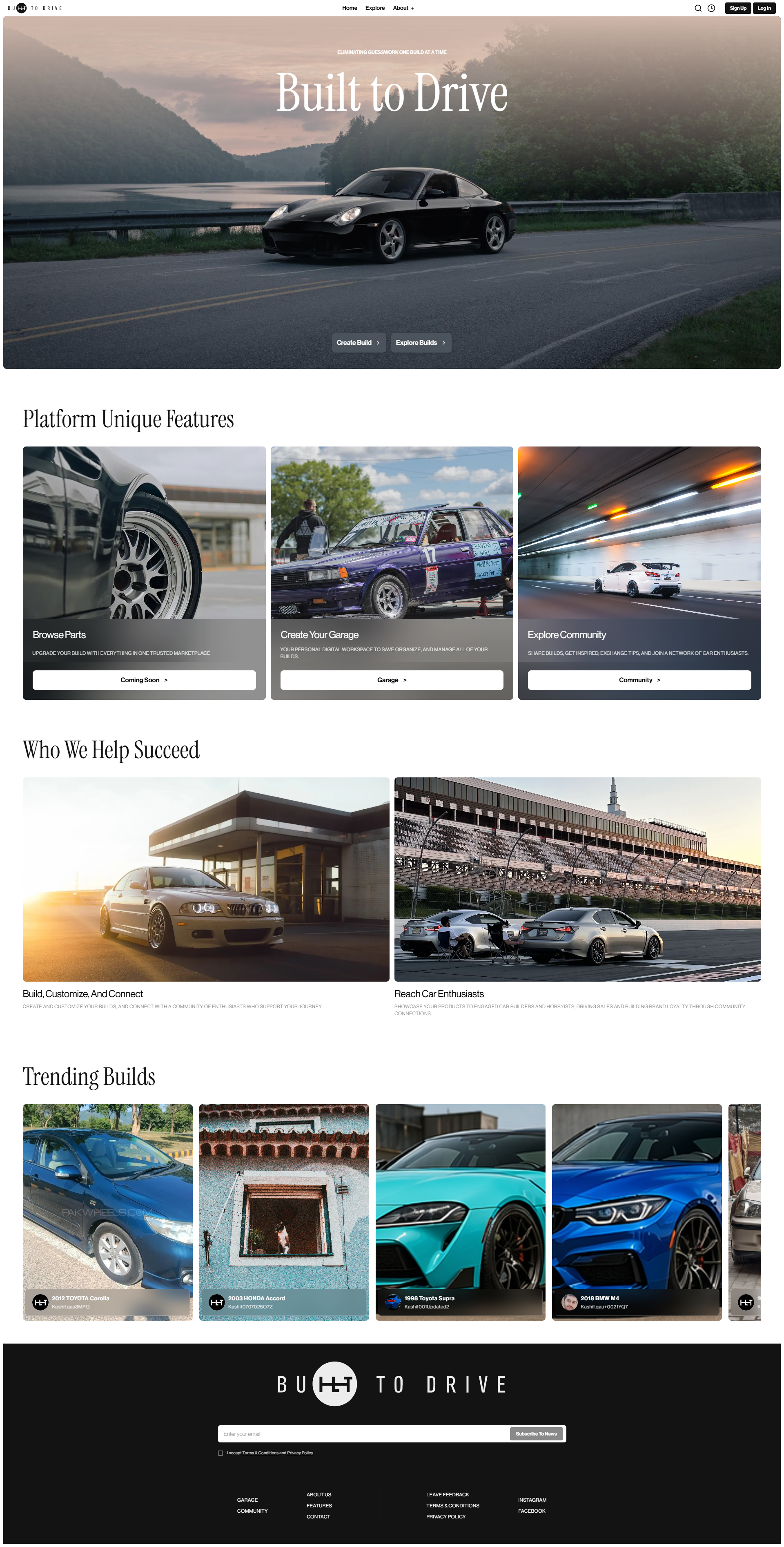Built To Drive - Next.js