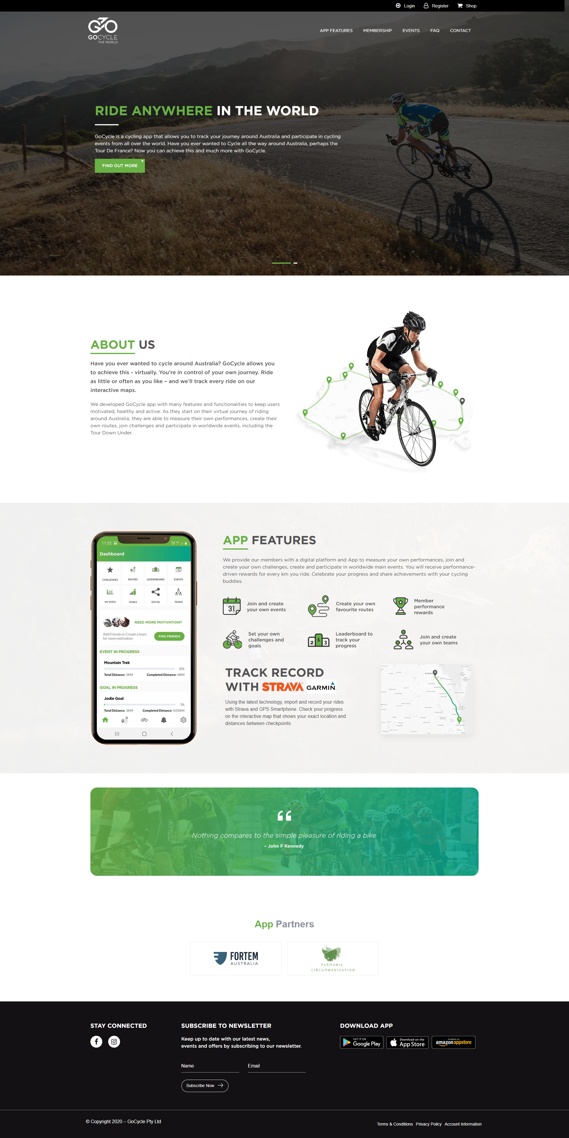 GoCycle Australia - Angular App